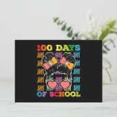 100日の学校の乱雑パン先生 招待状 (スタンド正面)