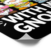 100日の学校の先生子供100thの日 ポスター (角)