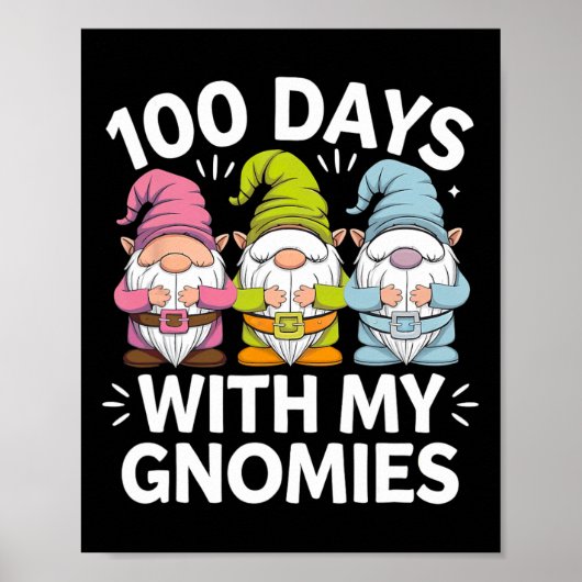 100日の学校の先生子供100thの日 ポスター (正面)