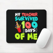 100日の学校の少年の女の子の先生ギフトフー マウスパッド (マウス)