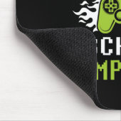 100日の学校の少年ゲーマーゲーム100t マウスパッド (コーナー)