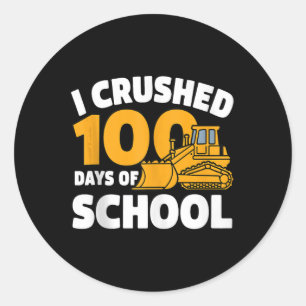 100日の学校の幼児ボーイズ建築Vehic ラウンドシール
