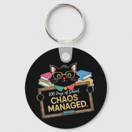 100日の学校の方法おもしろい先生生き延び キーホルダー