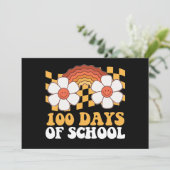 100日の学校の花レインボーグルービーレトロ 招待状 (スタンド正面)