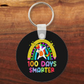 100日の学校の虹100日目の少年 キーホルダー (正面)