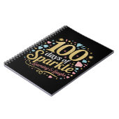 100日の学校の輝き学と笑い ノートブック (左側)