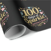 100日の学校の輝き学と笑い ラッピングペーパー (ロールコーナー)