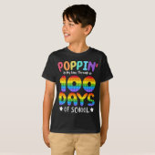 100日の学校の魔法学の頭が切れる Tシャツ (正面フル)