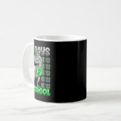100日の学校の100前の日の頭が切れる男の子 コーヒーマグカップ (正面左)