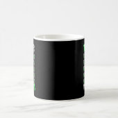 100日の学校の100前の日の頭が切れる男の子 コーヒーマグカップ (中央)