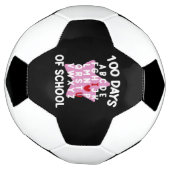 100日の学校アルファベット100日先生 サッカーボール (回転)