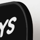 100日の学校アルファベット100日先生 ピックルボールラケット (左詳細)