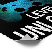 100日の学校ゲーマービデオゲームレベルUnlocke ポスター (角)