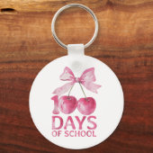 100日の学校コケットかわいいさくらんぼボウ100th キーホルダー (正面)