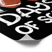 100日の学校サッカー100Dに挑戦 ポスター (角)