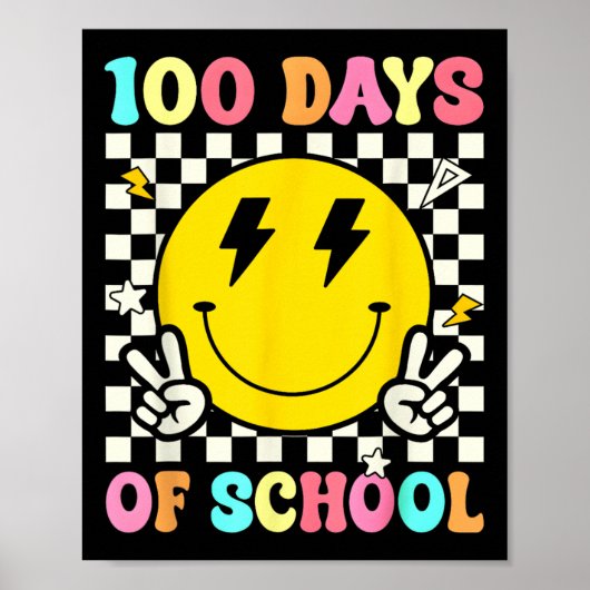 100日の学校スマイル100日目 ポスター (正面)