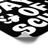 100日の学校ダルマチア犬の男の子の女の子100ダ ポスター (角)