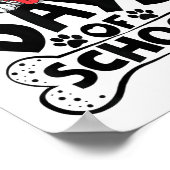 100日の学校ダルマチア犬の男の子100th ポスター (角)