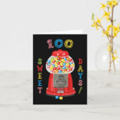 100日の学校デザイン100日の学校グンバ カード (黄色い花)