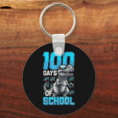 100日の学校トレックス100日目の学校ディノ キーホルダー (正面)