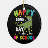 100日の学校トレックス100日目 セラミックオーナメント (左)