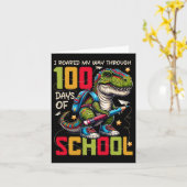 100日の学校トレックス100頭が切れる日100日 カード (黄色い花)