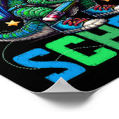 100日の学校トレックス100頭が切れる日100日 ポスター (角)