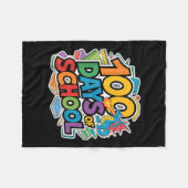 100日の学校ドラゴンテーマキッズ先生Outfi フリースブランケット (正面(横))