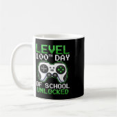 100日の学校ビデオゲーマー100日目 コーヒーマグカップ (左)
