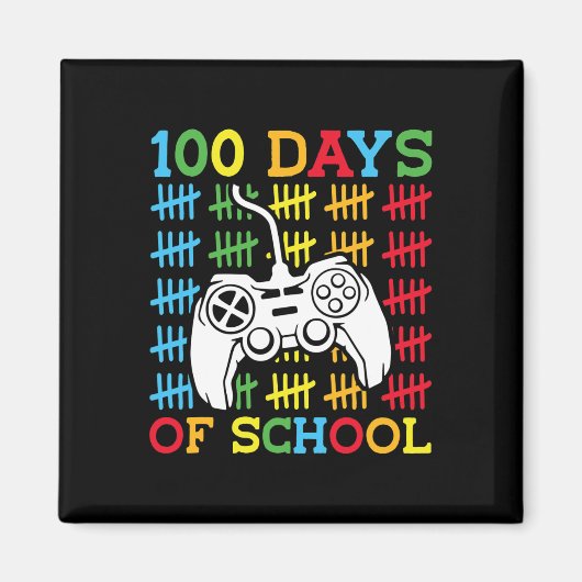 100日の学校ビデオゲームのコントローラGaming K マグネット (正面)