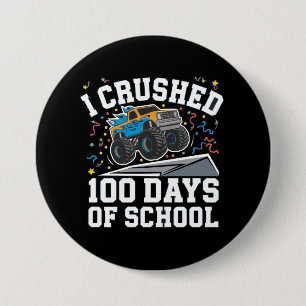 100日の学校モンスタートラック100日学校 缶バッジ