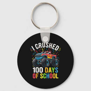100日の学校モンスタートラック100日目 キーホルダー