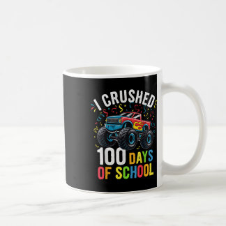 100日の学校モンスタートラック100日目 コーヒーマグカップ