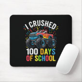 100日の学校モンスタートラック100日目 マウスパッド (マウス)