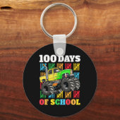 100日の学校モンスタートラック100日Scho キーホルダー (正面)