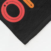 100日の学校モンスタートラック100日Scho フリースブランケット (角)