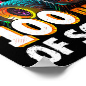 100日の学校モンスタートラック100日Scho ポスター (角)