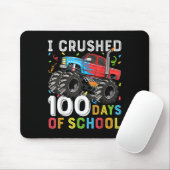 100日の学校モンスタートラック100日Scho マウスパッド (マウス)