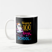 100日の学校ユニコーン女の子 コーヒーマグカップ (左)