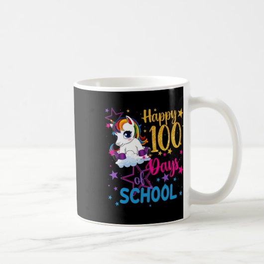 100日の学校ユニコーン女の子 コーヒーマグカップ (右)