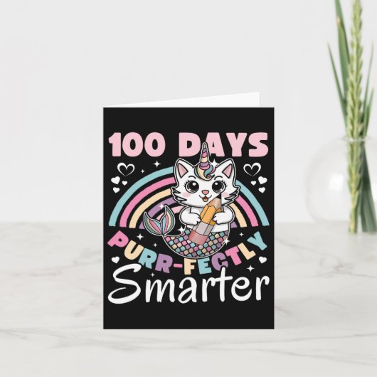 100日の学校ユニコーン100頭が切れる日100th カード (正面)