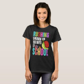 100日の学校ラッシュカタツムリ先生クール生 Tシャツ (正面フル)
