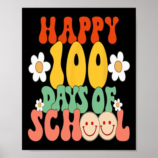 100日の学校先生キッズGroovy Happy100th ポスター (正面)