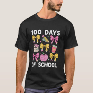 100日の学校先生コケットボウ100日目 Tシャツ