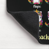 100日の学校先生ユニコーン着用マスクW マウスパッド (コーナー)