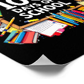 100日の学校先生子供たち幸せ100日Sm ポスター (角)