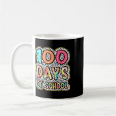 100日の学校先生子供100日目 コーヒーマグカップ (左)
