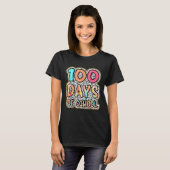 100日の学校先生子供100日目 Tシャツ (正面フル)