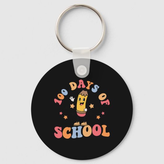 100日の学校先生学生100th Day Sch キーホルダー (正面)