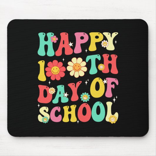 100日の学校先生学生100th Day Sch マウスパッド (正面)